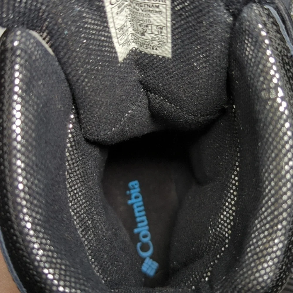 Columbia Bugaboot Plus IV Omni heat 400g rain snow boot little kids size 1 EU 32